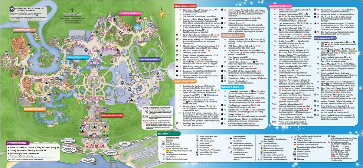 Disney World map Orlando