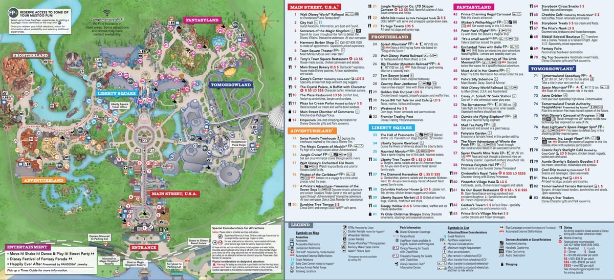 Disney Mond lan Majik peyi Wa ki kat jeyografik
