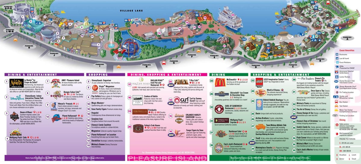 downtown Disney Orlando kat jeyografik