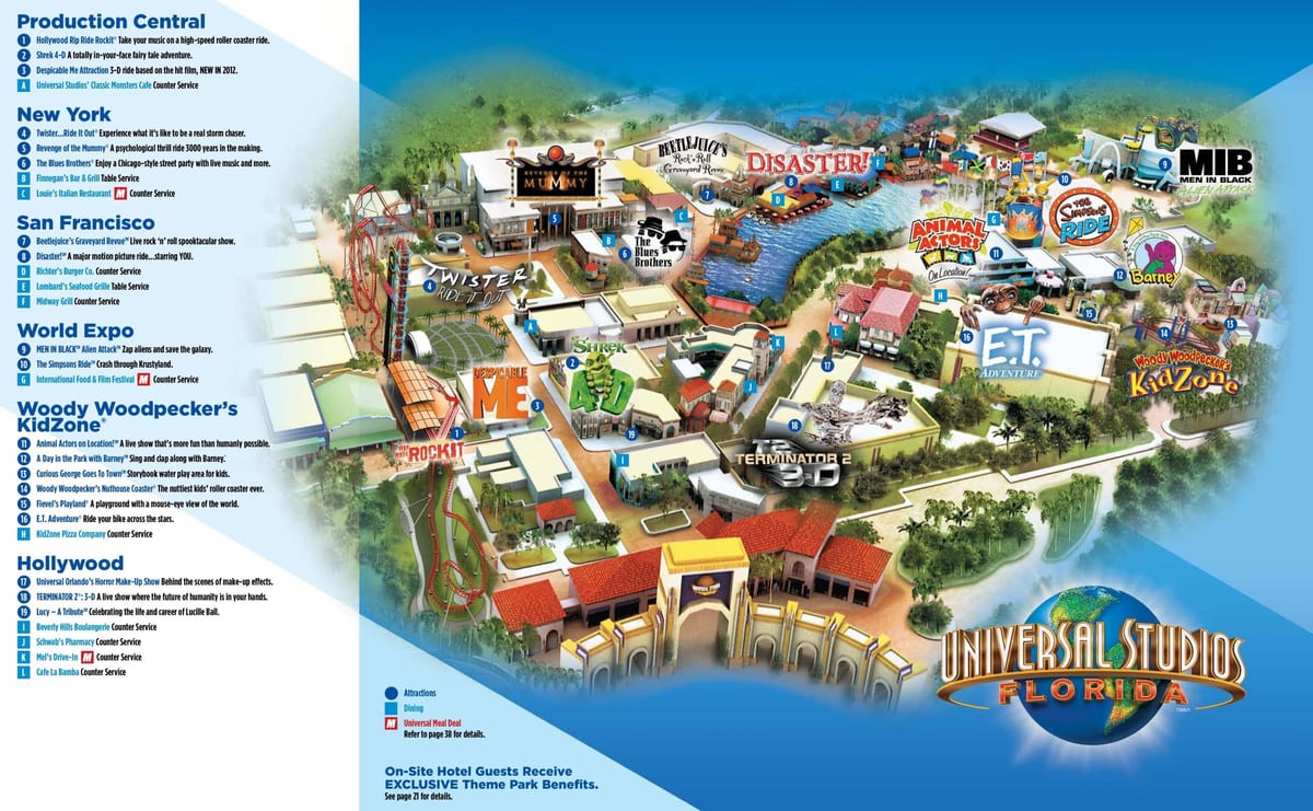 Inivèsèl Studios Orlando pak kat jeyografik