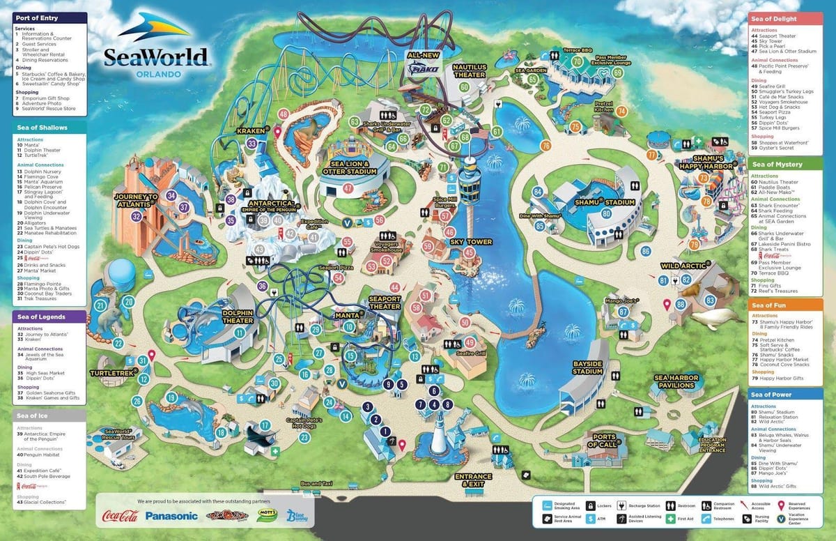kat jeyografik nan Seaworld